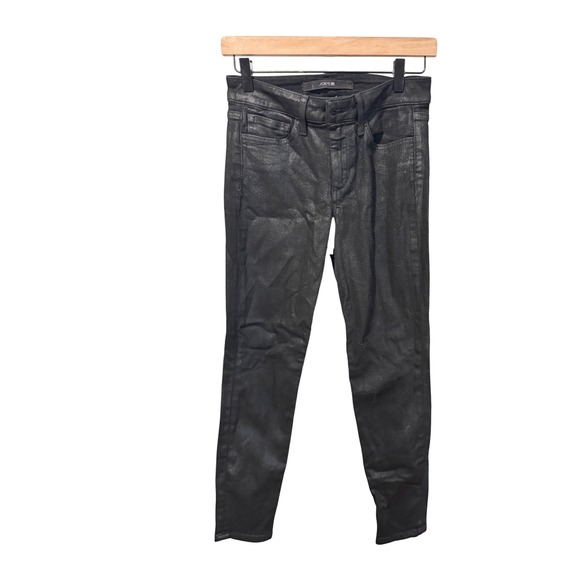 Joe's Jeans Denim - Joe's Jeans Skinny Ankle Coated Waxed Denim Pants 26‎ Black Excellent